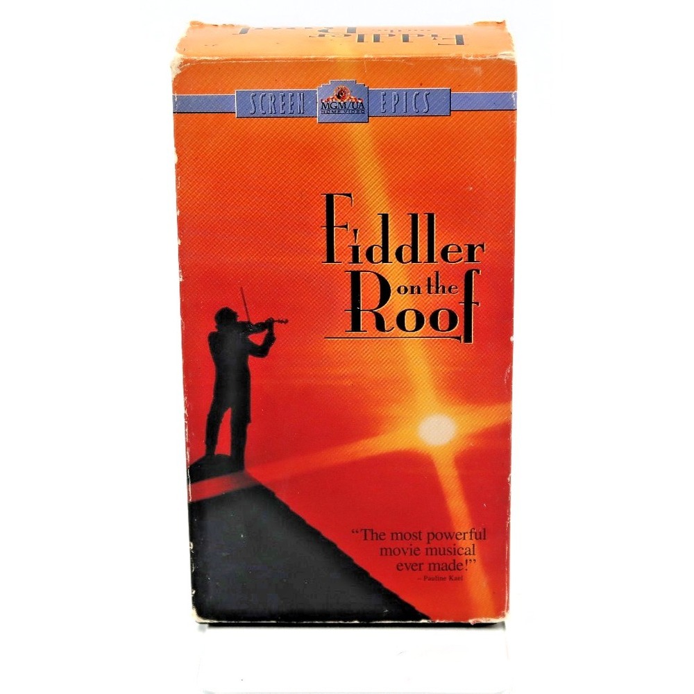 Fiddler On The Roof (VHS,1971) 2 Tape Set